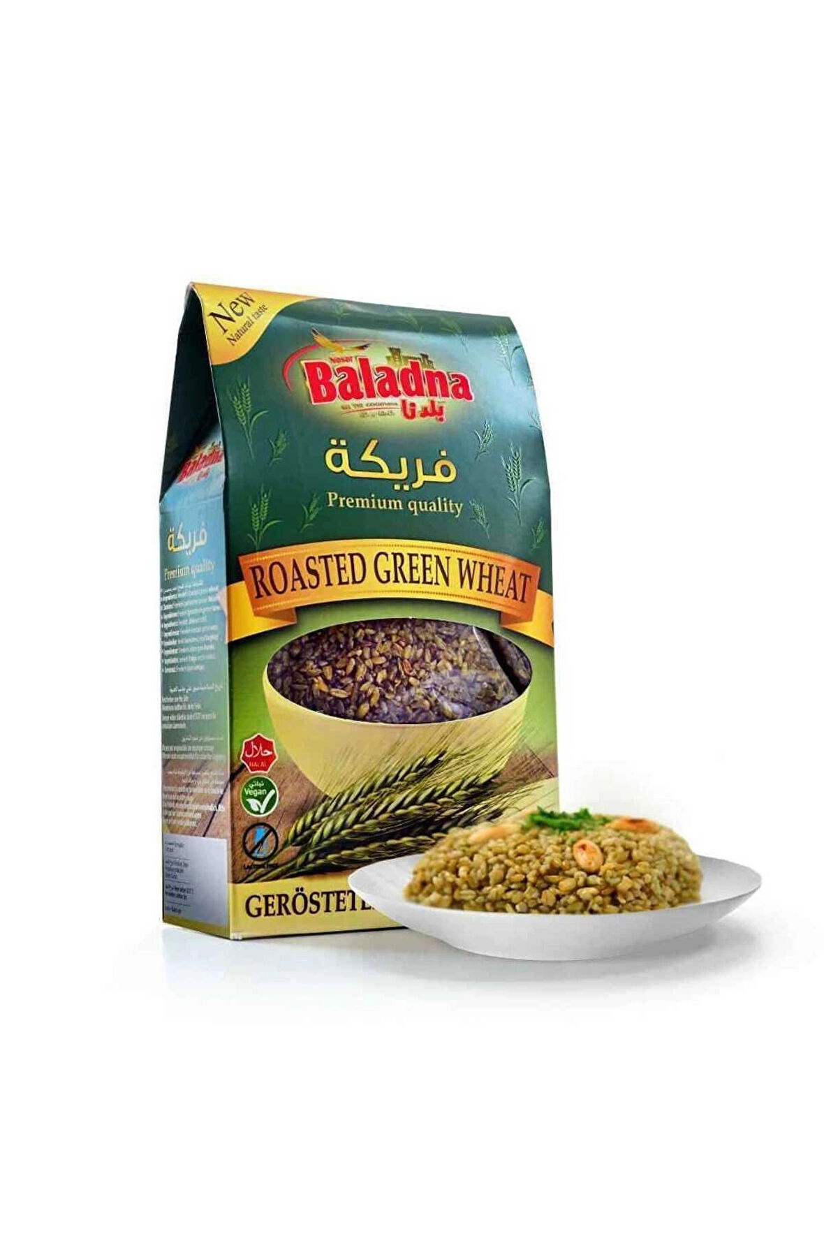  800gr Freekeh Kavrulmuş Yeşil Buğday Lezzetli Tüm Yemlere Uygun doğal ve besleyici 