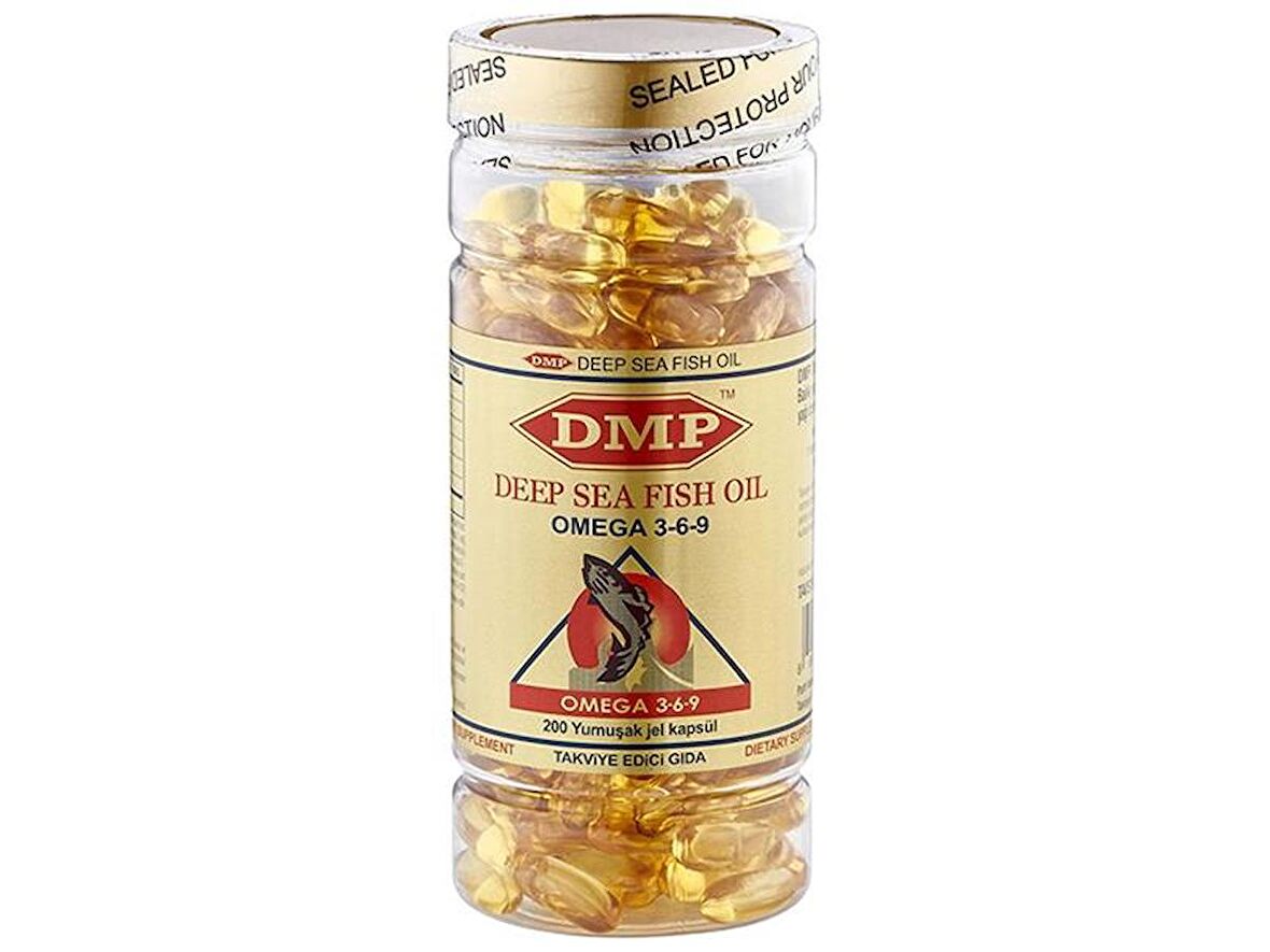Dmp Balık Yağı 1000 Mg Omega 3-6-9 200 Softgel