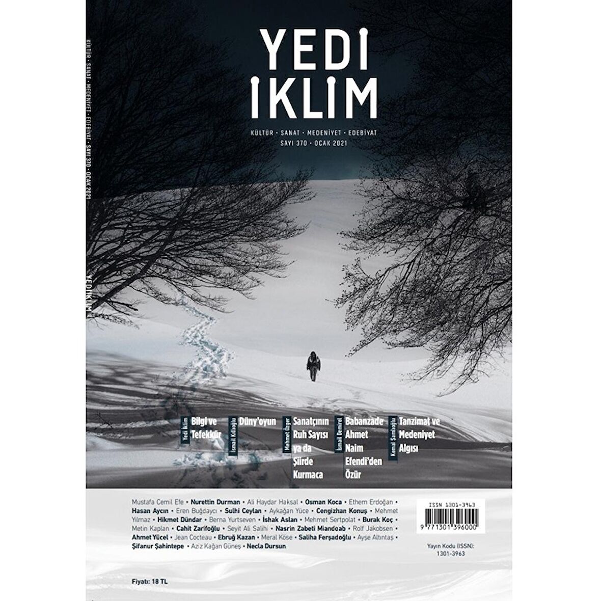 Yedi İklim 370.Sayı Ocak 2021