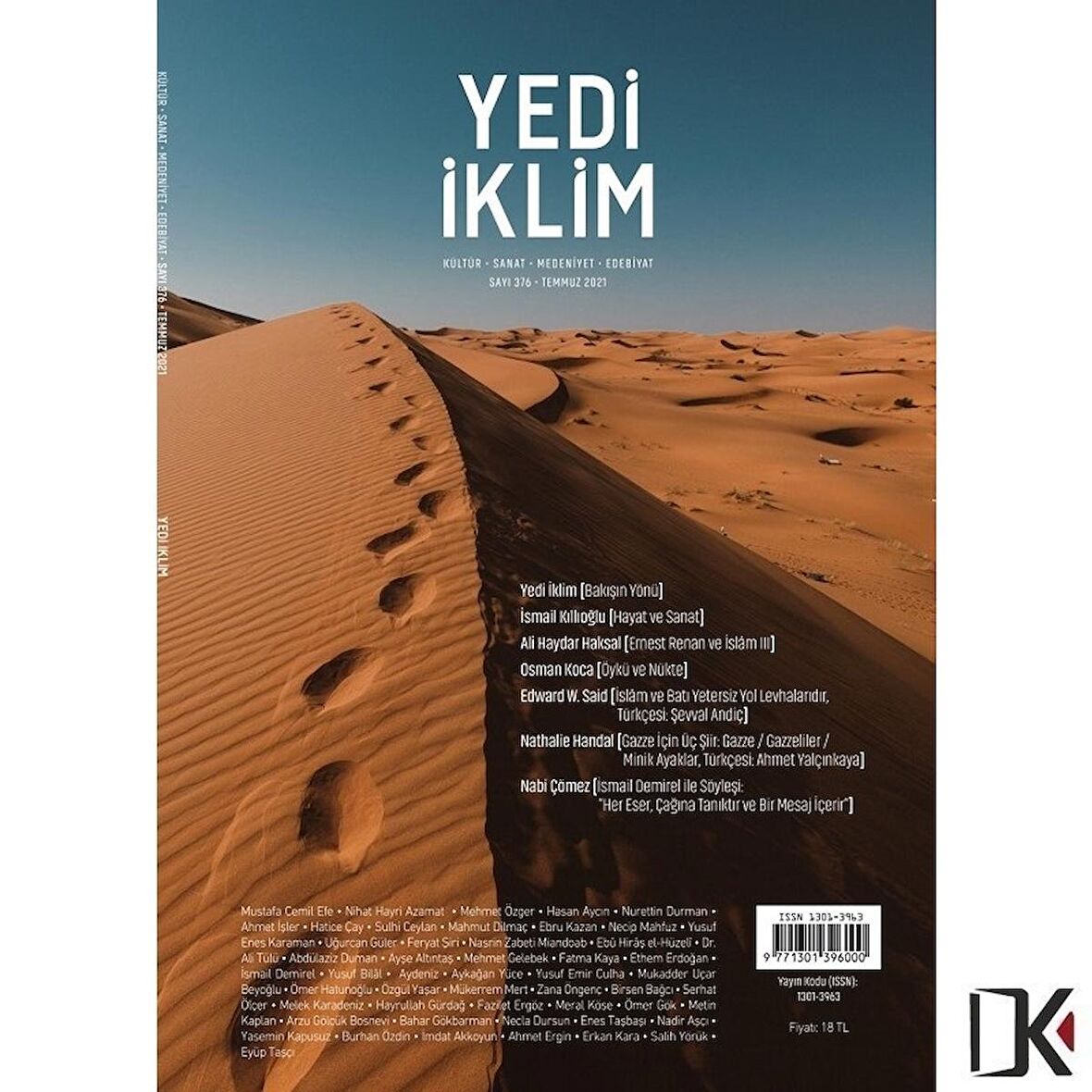 Yedi İklim 376.Sayı Temmuz 2021