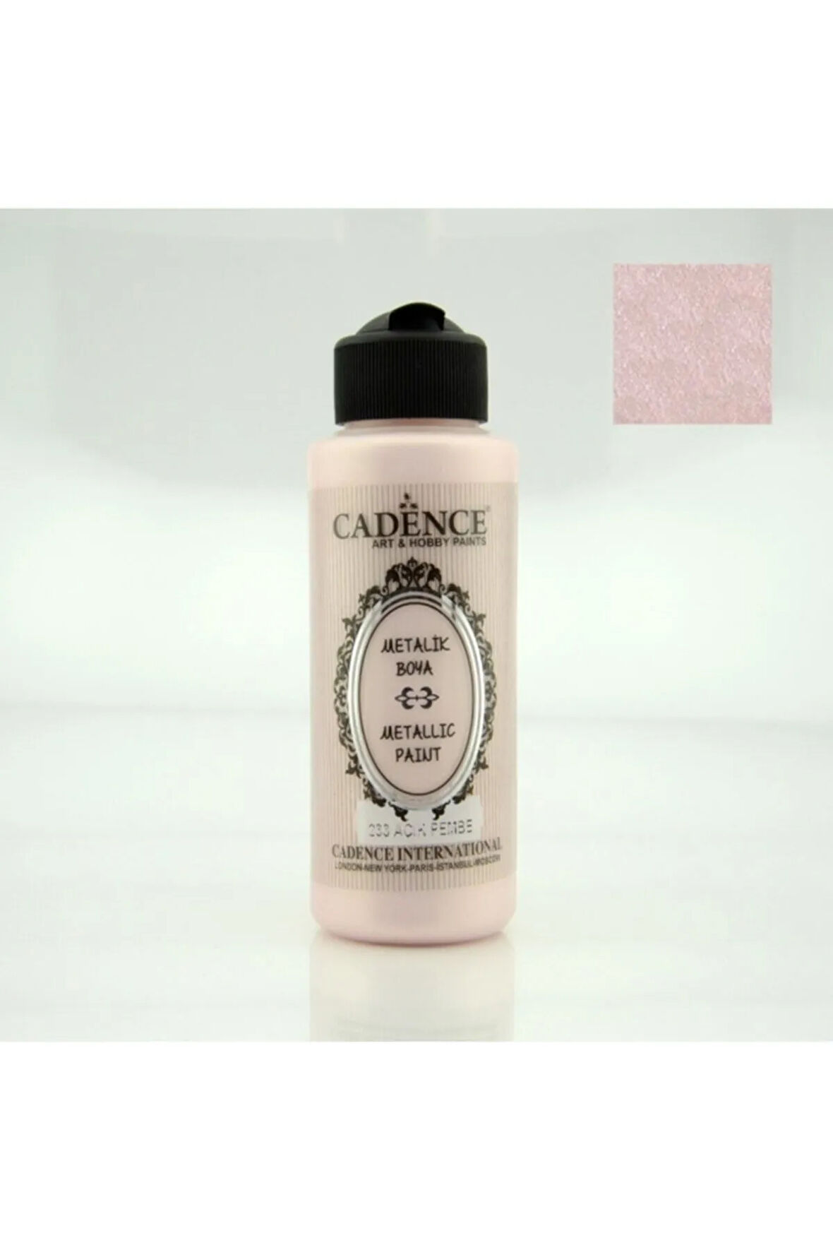 Metalik Sedefli Boya 120ml.233 Açık Pembe