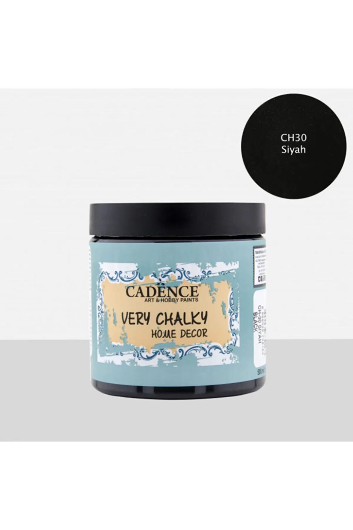 Very Chalky Home Decor 500 ml  Ch30 Siyah