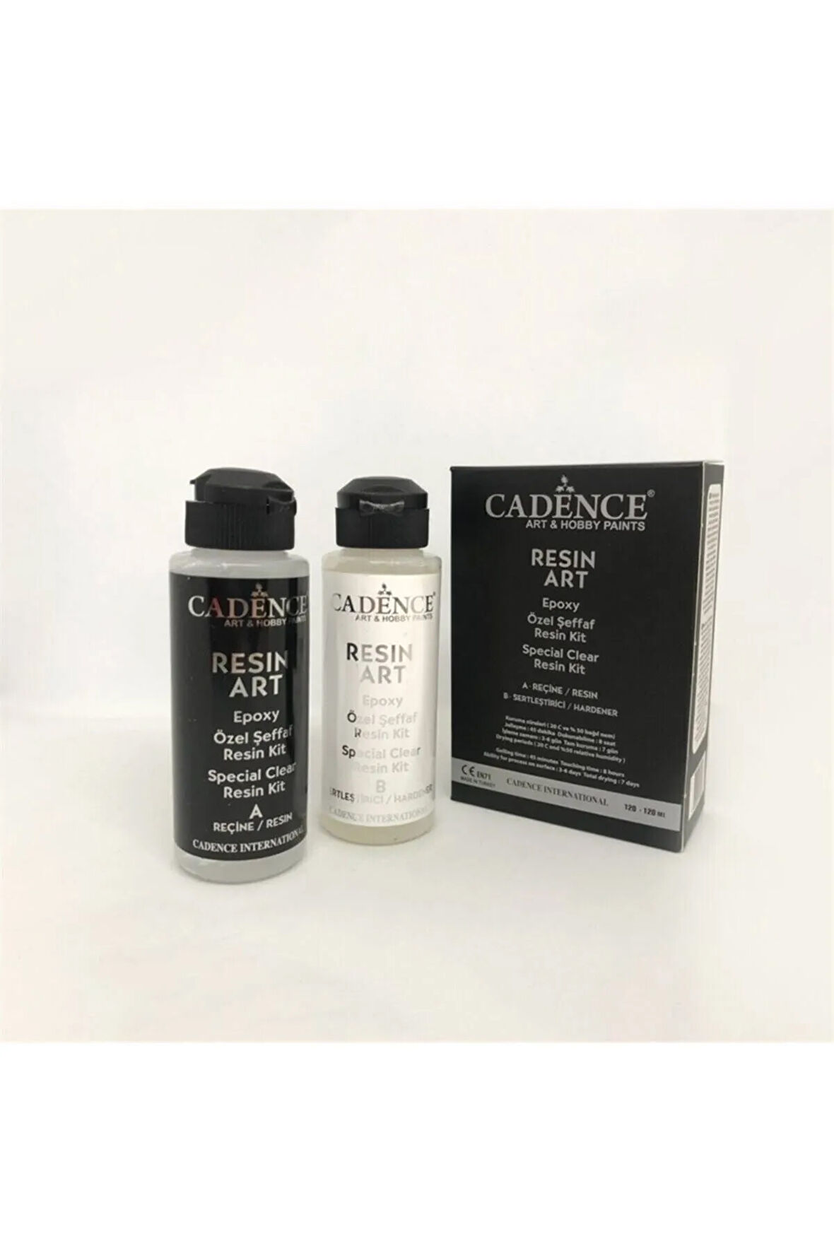 Resin Art - Şeffaf Epoksi Reçine Kit 120ml