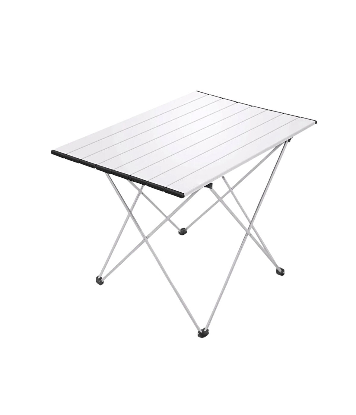 Yek Outdoor Portatif Alüminyum Katlanır Eko Kamp Masası Büyük  66x47x52cm Gri