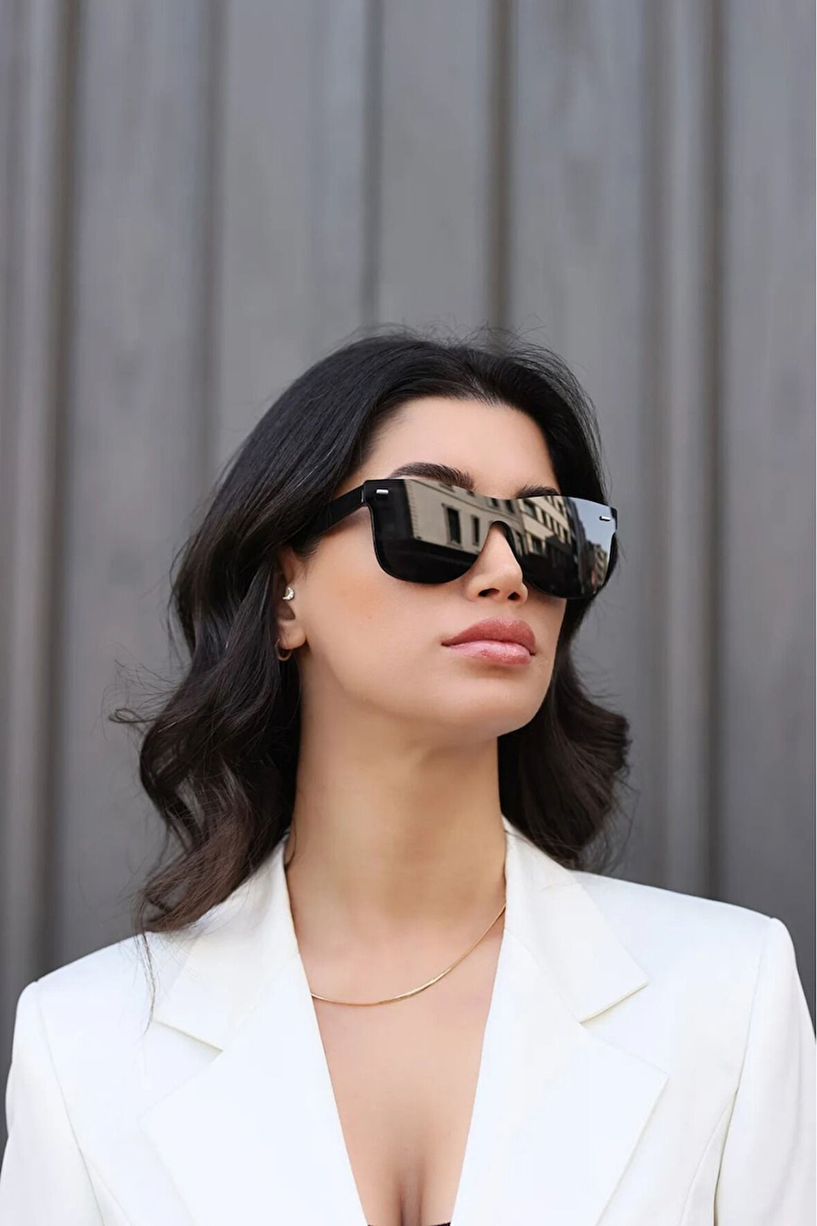 Yeni Sezon Kare Yekpare Kadın Güneş Gözlüğü