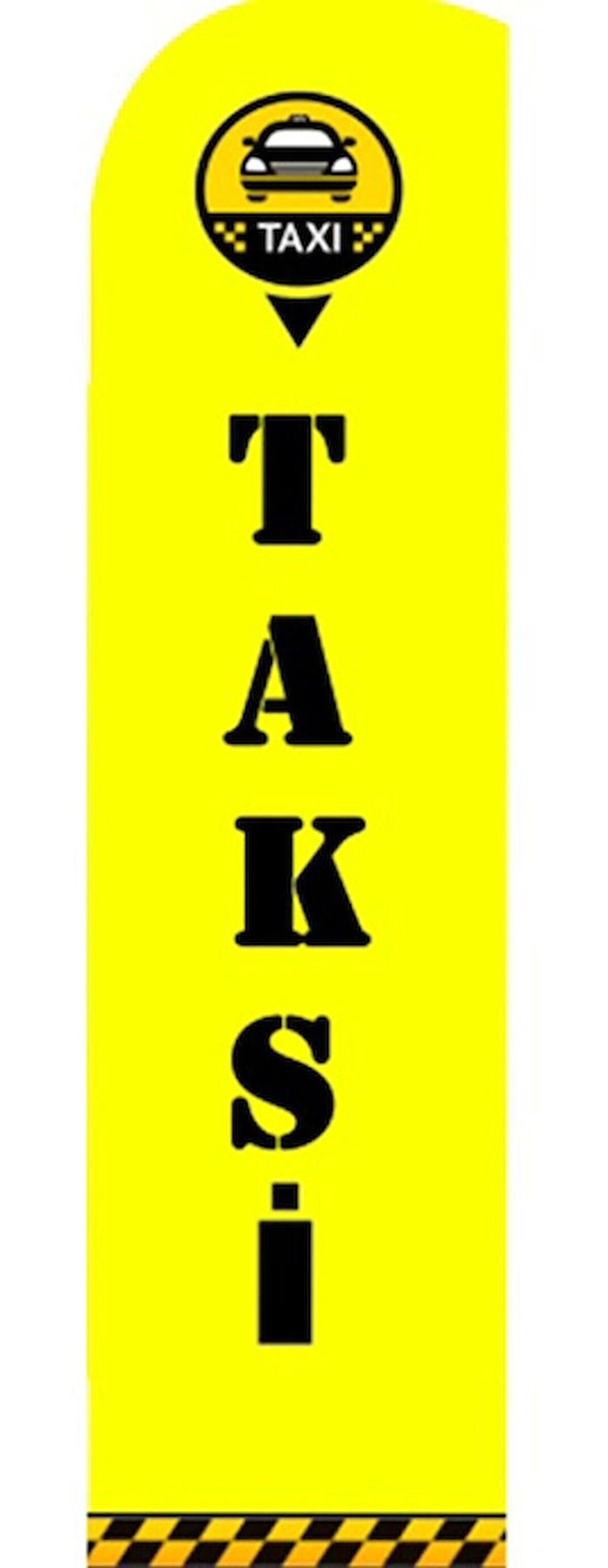 AYYILDIZ BAYRAKÇILIK 75*300 TAKSİ YELKEN BAYRAK (TEKLİ)