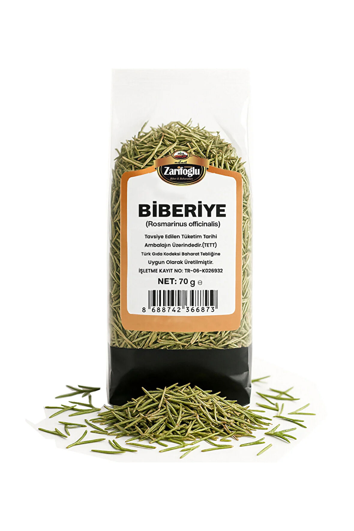 Biberiye Otu Bitkisi Şifalı Bitkiler 70 gr