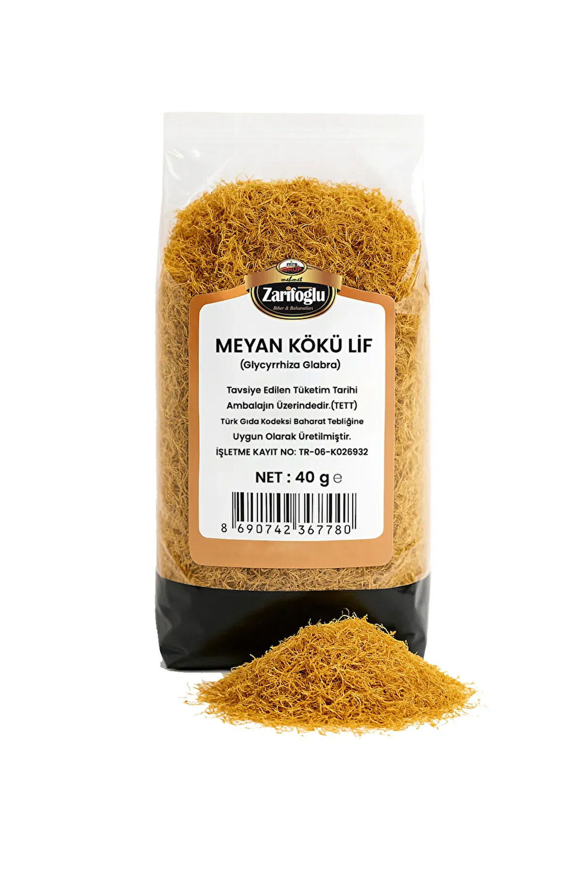 Meyan Kökü Lif Otu Bitkisi Şifalı Bitkiler 40 gr