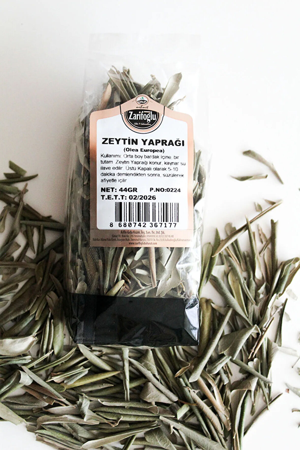 Zeytin Yaprağı Bitkisi Otu Şifalı Bitkiler 44 gr