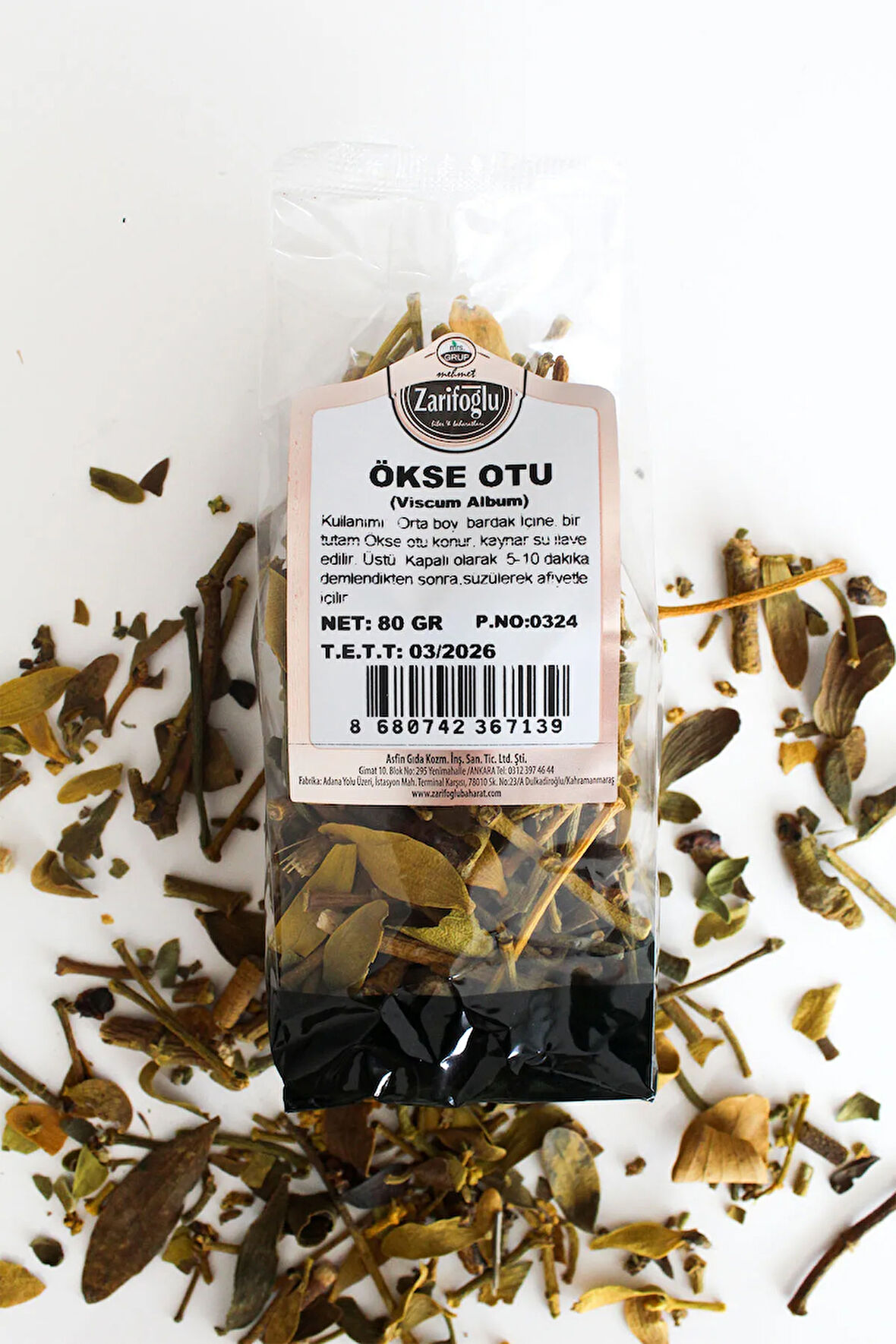 Burç ( ökse Otu ) Bitkisi Şifalı Bitkiler 80 gr