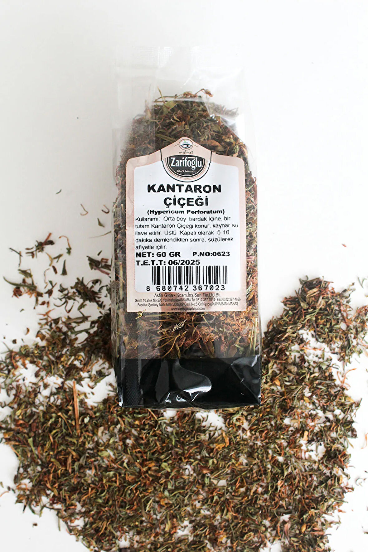 Kantaron Çiçeği Otu Bitkisi Şifalı Bitkiler 60 gr
