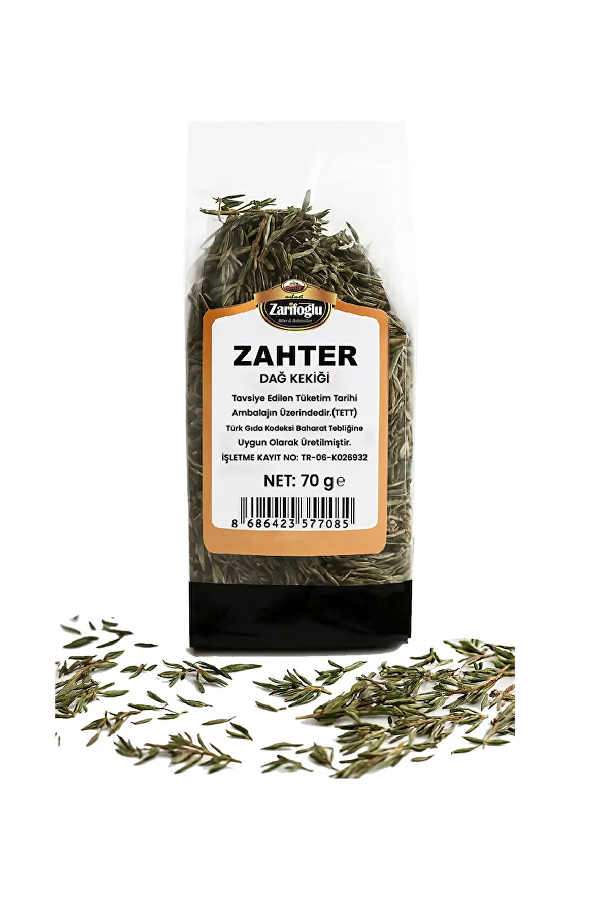 Zahter  Dağ Kekiği Bitkisi Şifalı Bitkiler 70 gr