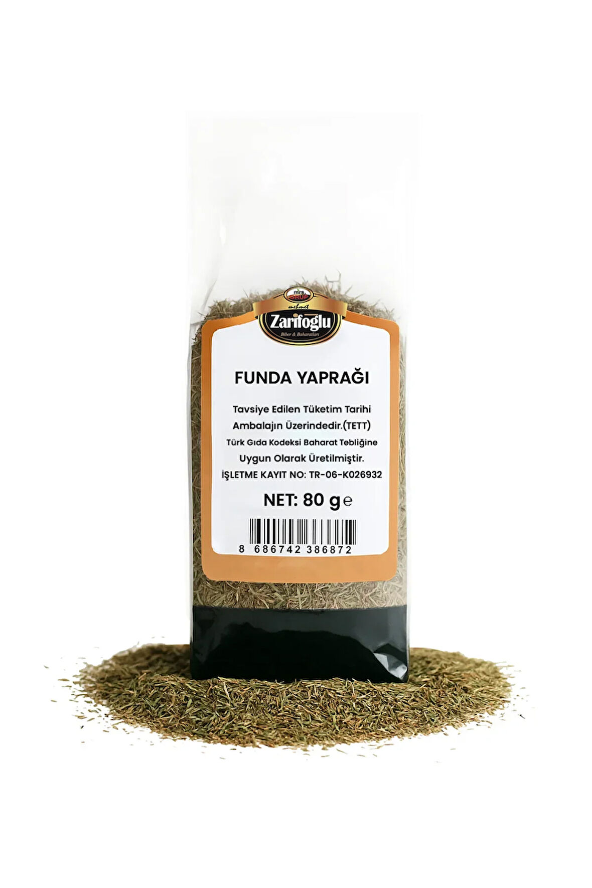 Funda Yaprağı Bitkisi Otu Şifalı Bitkiler 80 gr