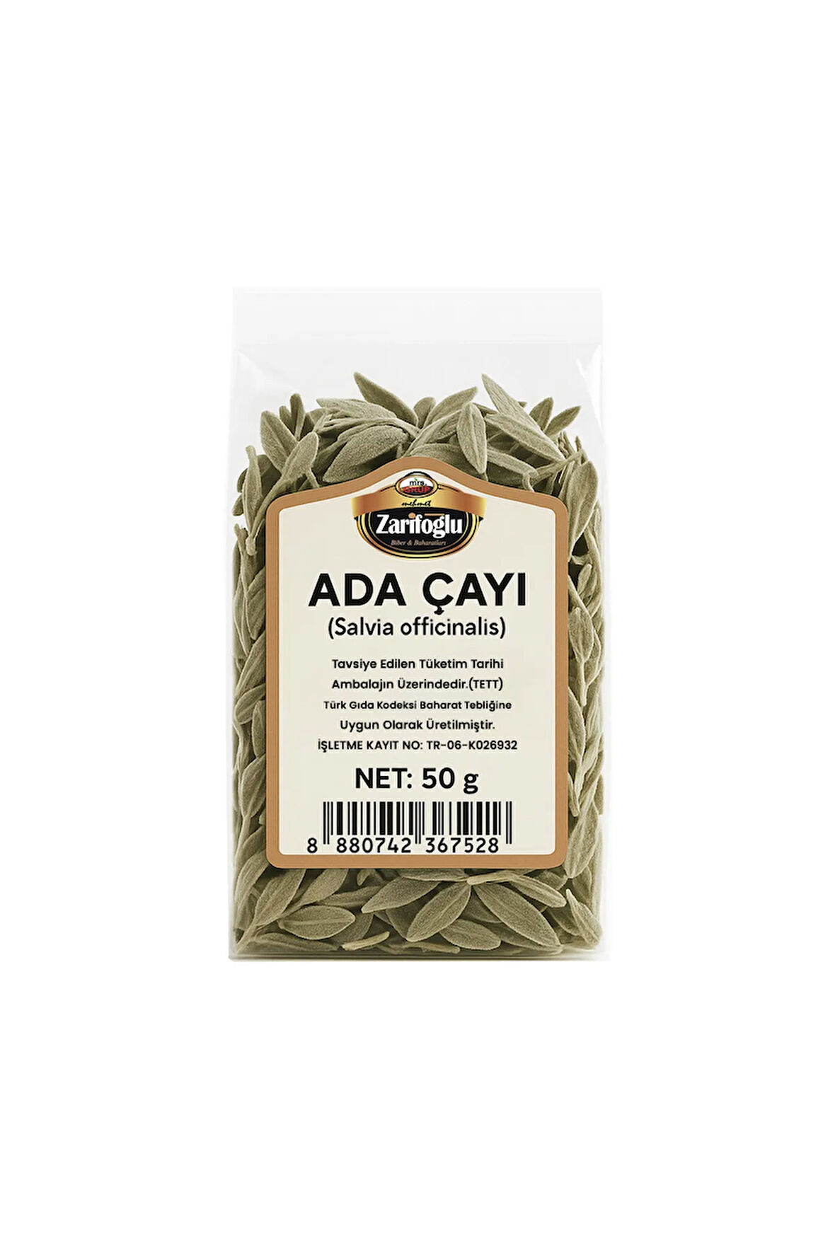 Ada Çayı Bitkisi Otu Şifalı Bitkiler Gri 50 gr