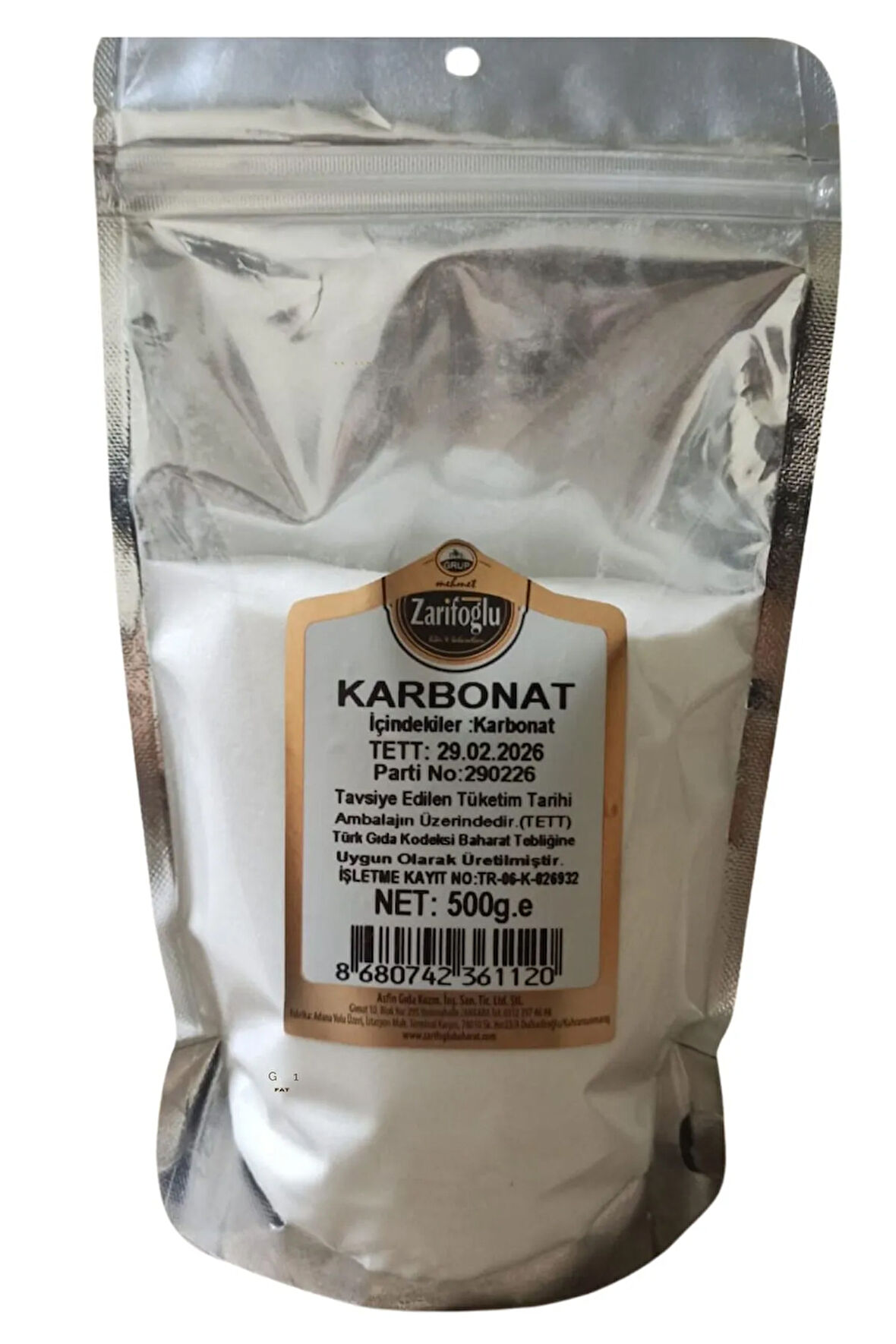 Karbonat 500 gr
