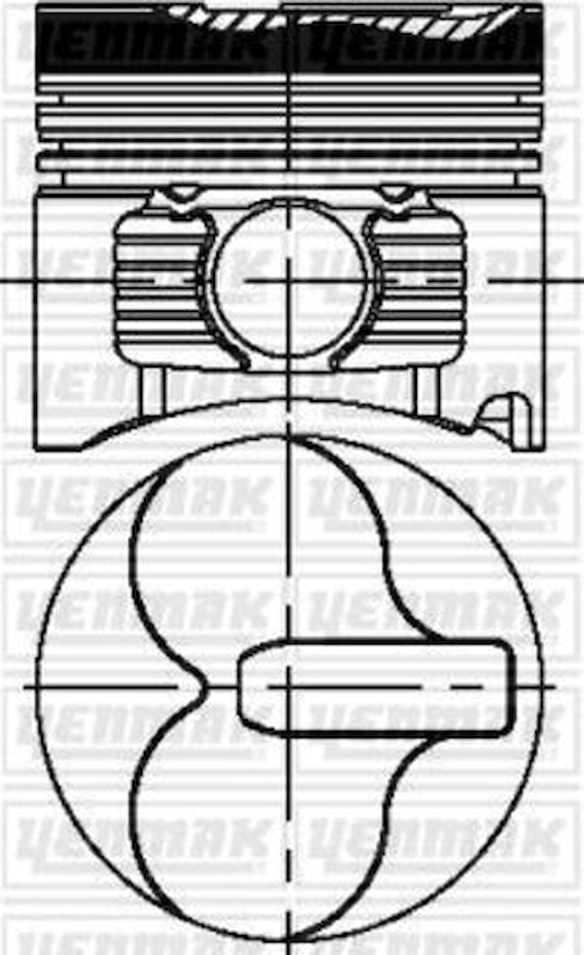 Yenmak 31-04567-000 Piston Segman STD Vanetta Cargo Ld23 96 87-71649-STD