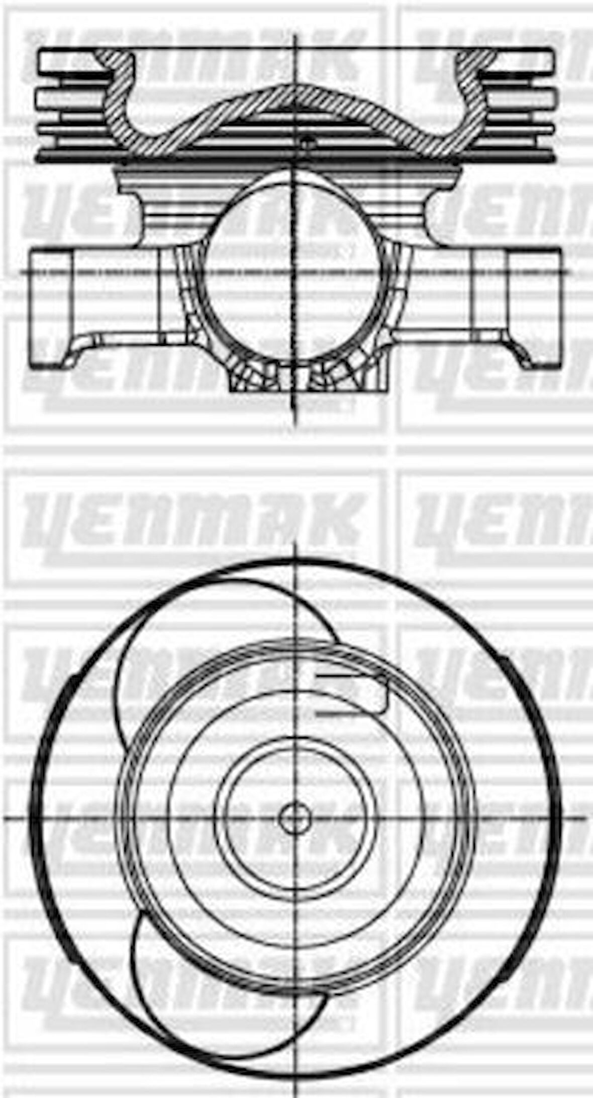 Yenmak 31-30007-000 Motor Piston Segman STD Talisman 1.5 DCI 76 120A15003R