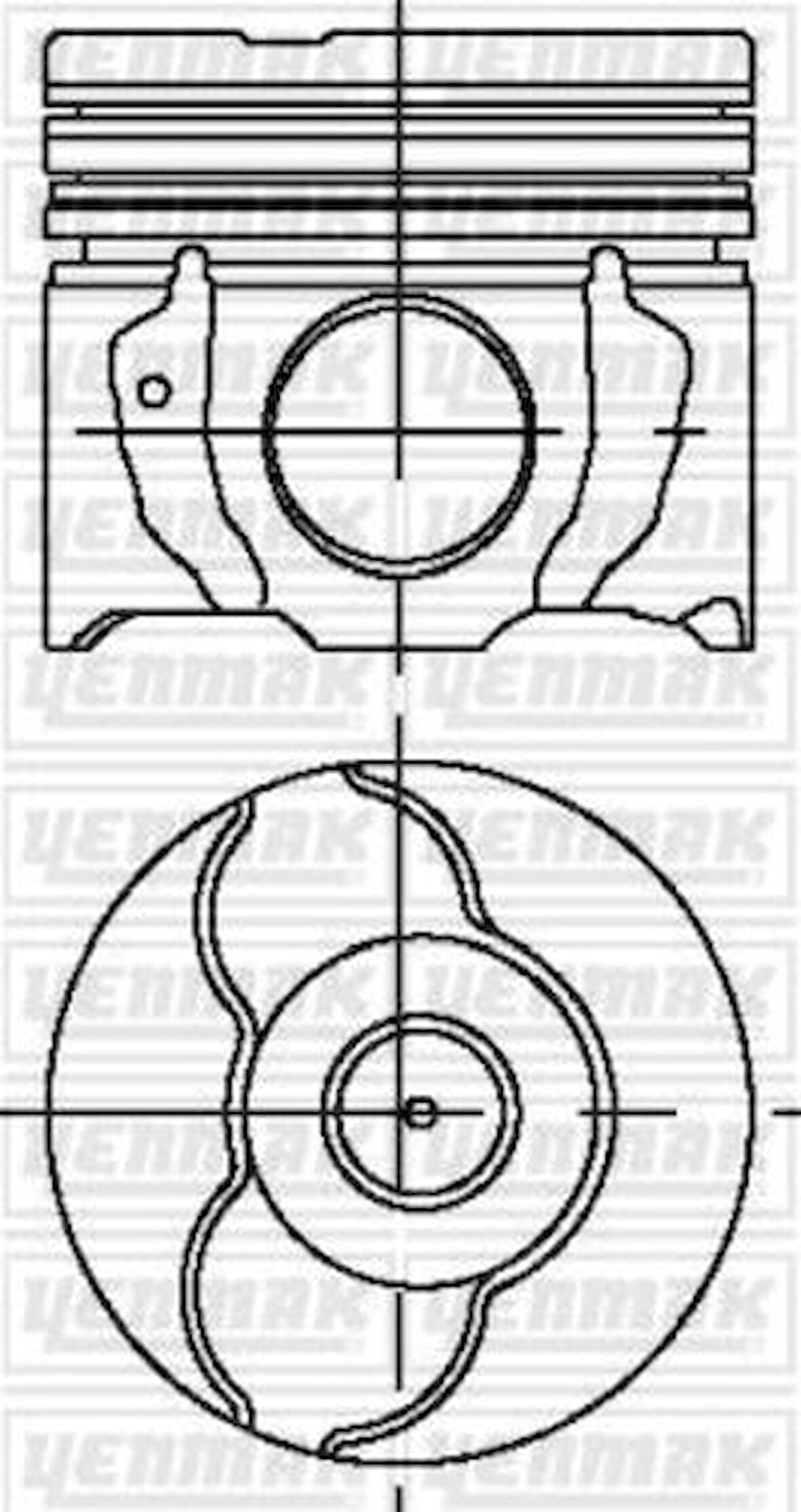 Yenmak 38-04789-000 Piston Segman STD Corolla 1.4 D4D 1 Nd-Tv 02-73mm 87-72067-STD