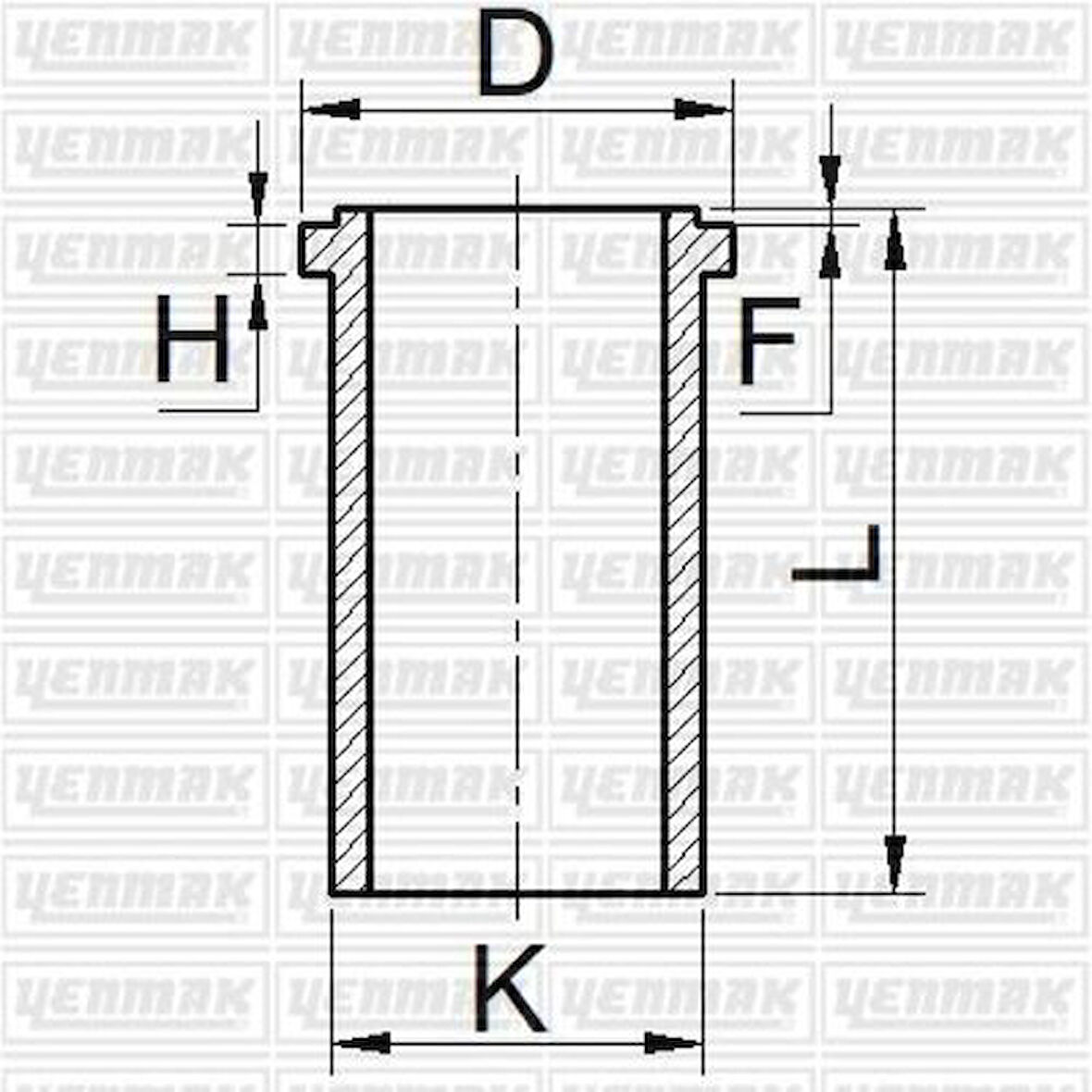 Yenmak 51-65994-000 Gomlek STD HiIux 90-00 1146154060