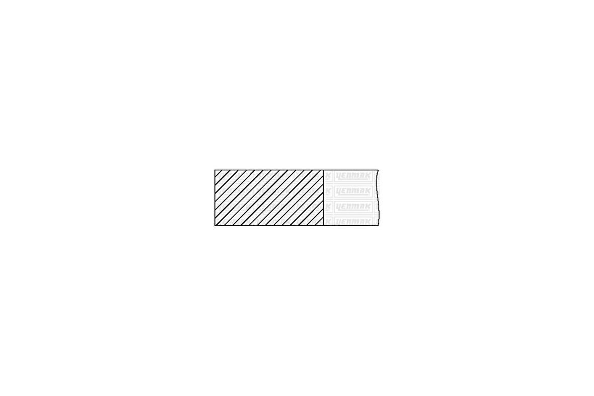 Yenmak 91-09534-000 Segman STD Bongo Pregio 7953600000 Adet 06-861900-00