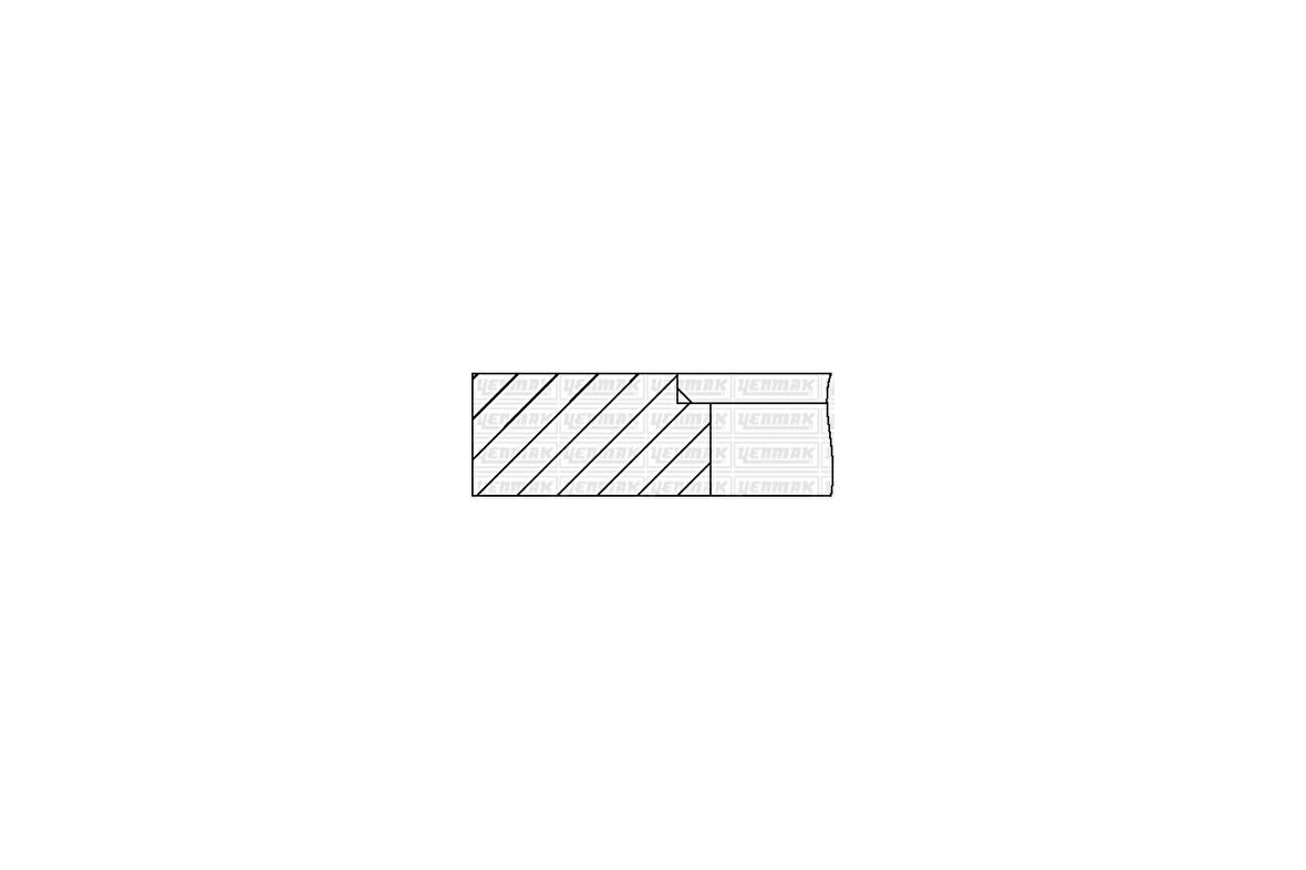 Yenmak 91-09567-000 Segman STD Vanetta Cargo Ld23 96-87mm Adet 06-876400-00