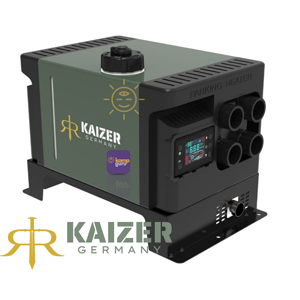Kaizer Germany Mobil Dizel Isıtıcı (YENi) 12/24/220 Volt