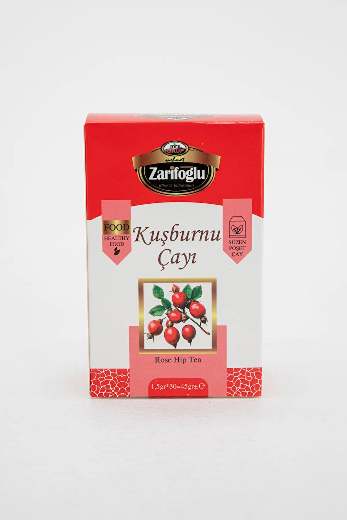 Kuşburnu Çayı Otu Bitkisi Şifalı Bitkiler 30 Paket Poşet Çay