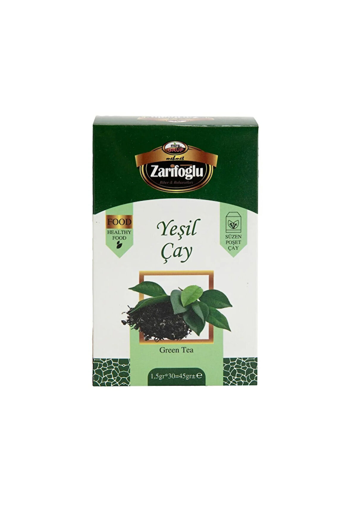 Yeşil Çay Otu Bitkisi Şifalı Bitkiler 30 Paket Poşet Çay