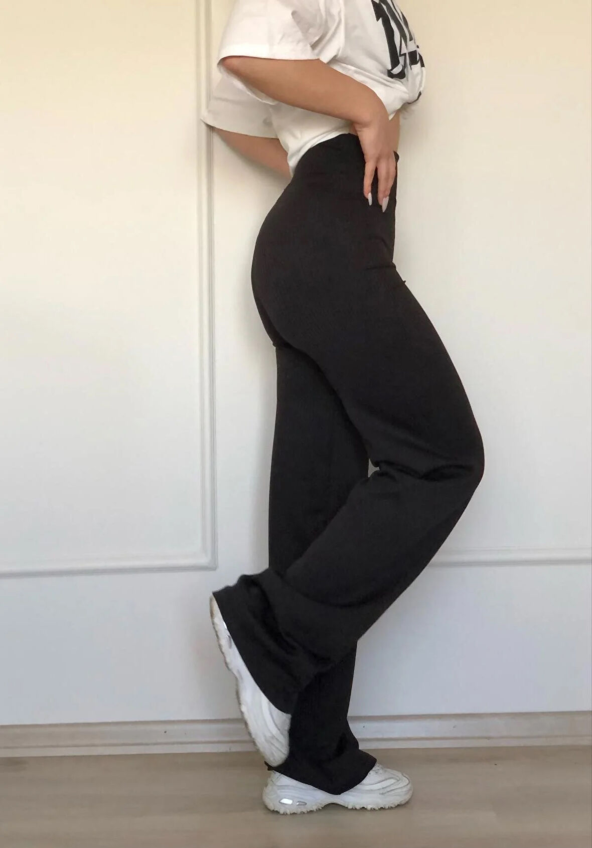 Yeni Fitilli Geniş Paça Tayt 