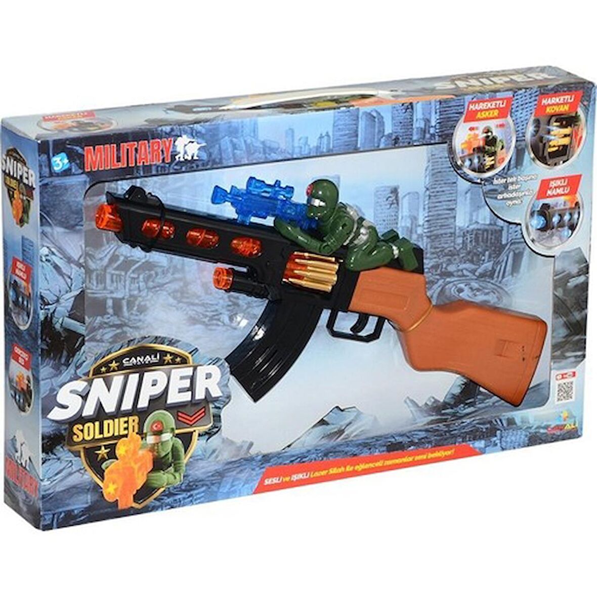 Sniper Soldier Pilli Tüfek CNL-3801