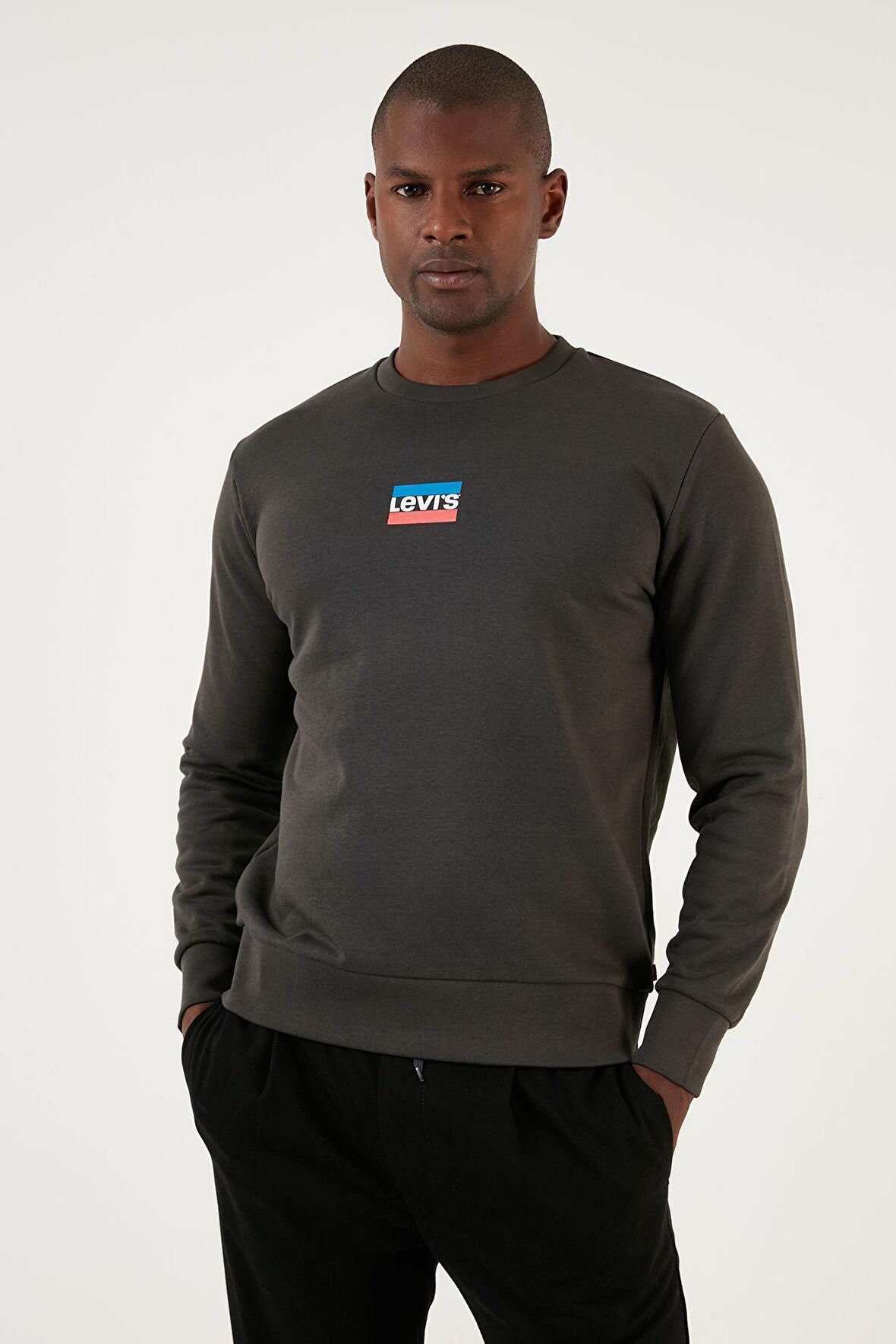 Levi's Erkek Pamuklu Regular Fit Bisiklet Yaka Sweat Erkek Sweatshirt - A2824