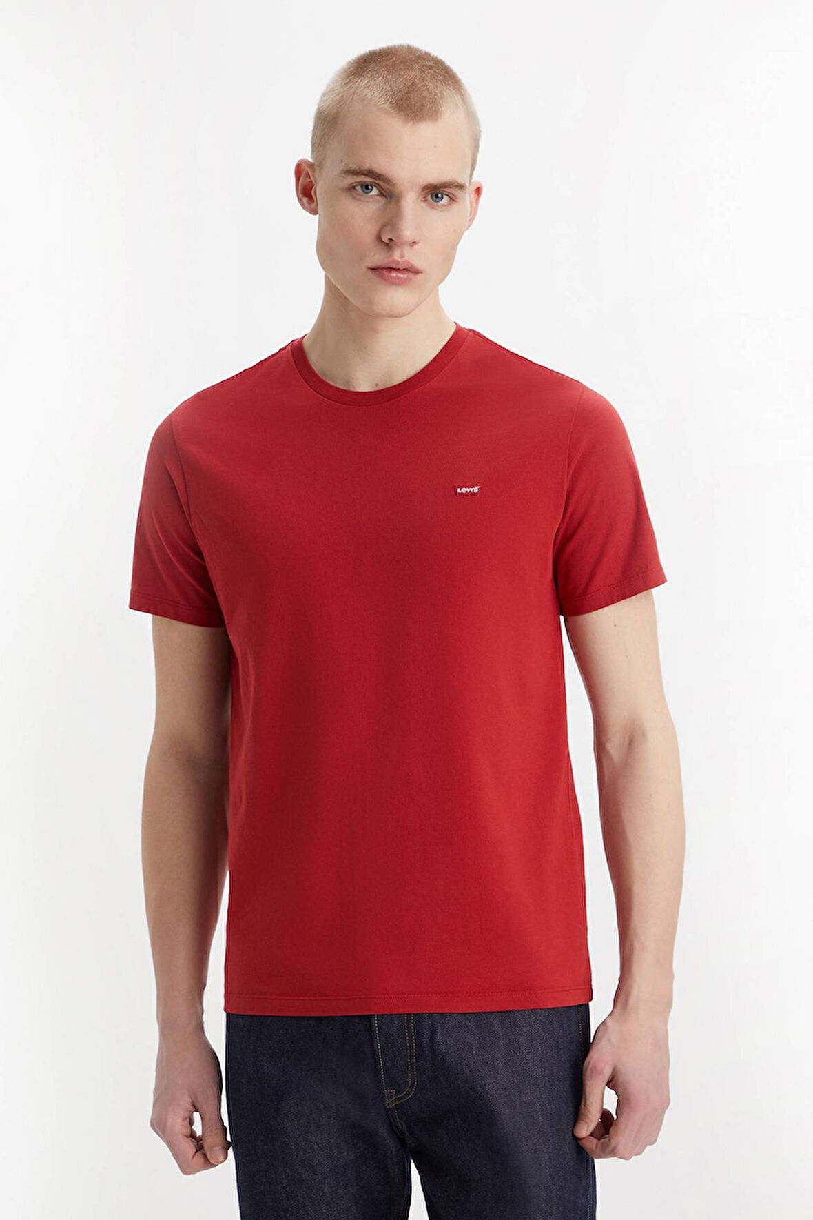 Levi's Erkek Arma Logo Kırmızı Basic T-shirt - 003vj-0000