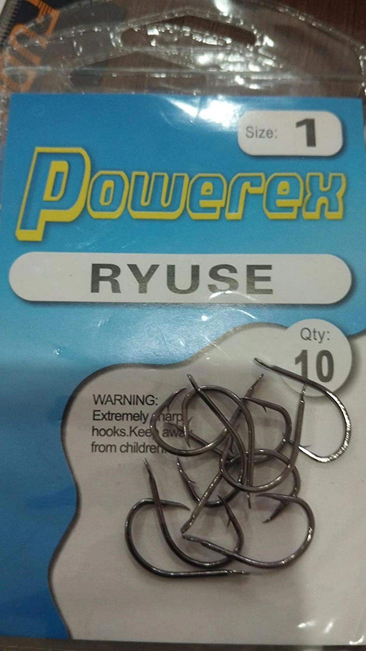 POWEREX RYUSEN BH 1 No. Olta İğnesi Black NİKEL 10 lu