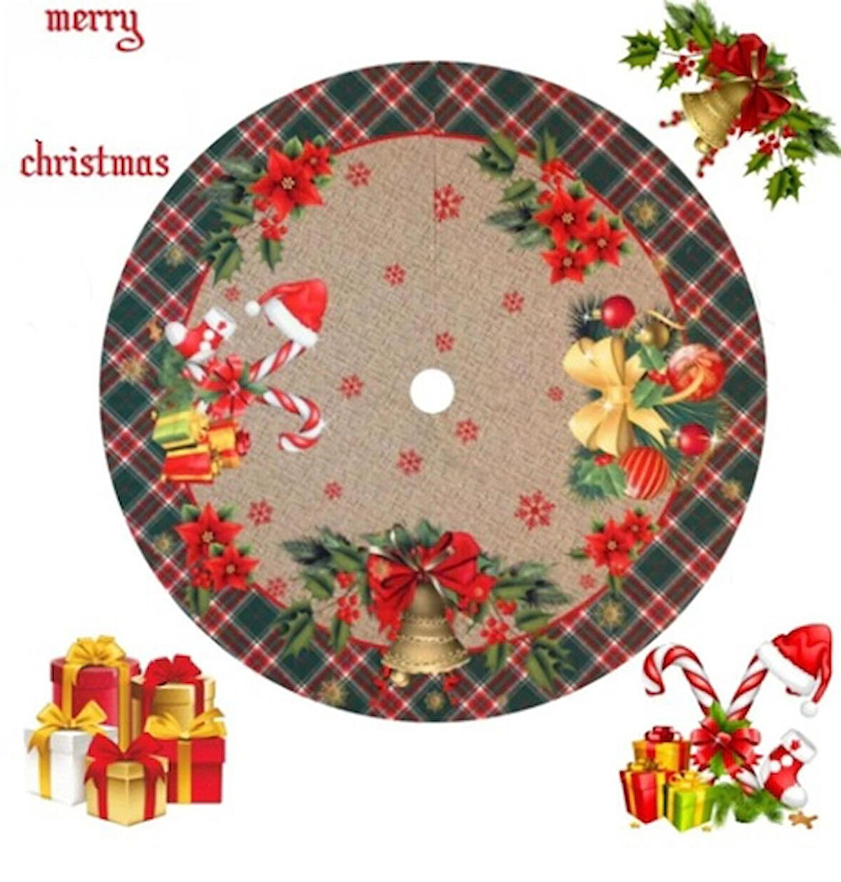 AYYILDIZ BAYRAKÇILIK YILBAŞI AĞAÇ ÖRTÜSÜ