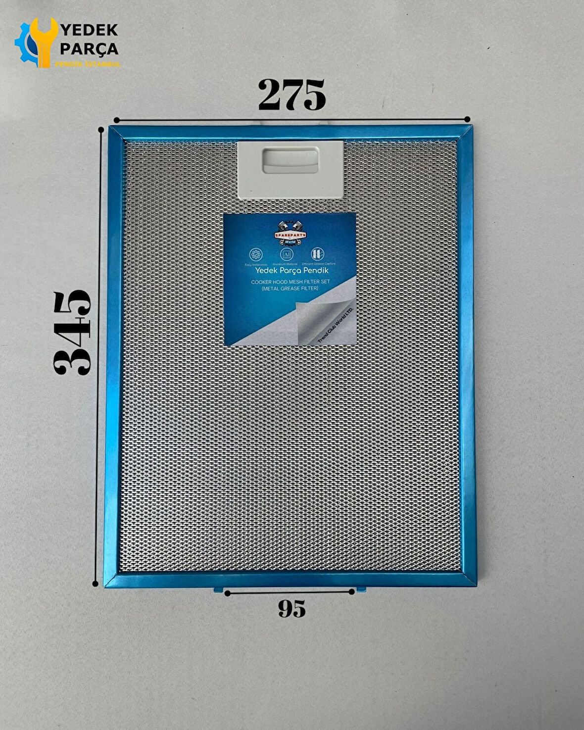 Teka: Dcb607ınox  275x345 mm | Aspiratör & Davlumbaz Tel Yağ Filtresi | Model: 81460133 | 27,5x34,5 cm