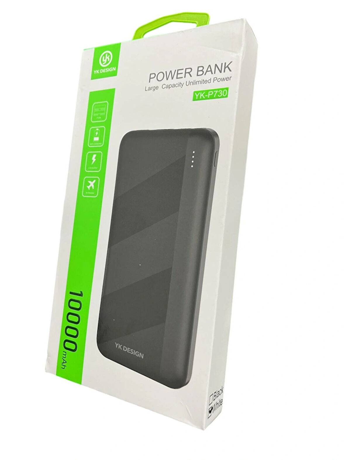 YK Design 2 Usb Çıkışlı Powerbank YKP-730 10.000 Mah Tasınabilir batarya