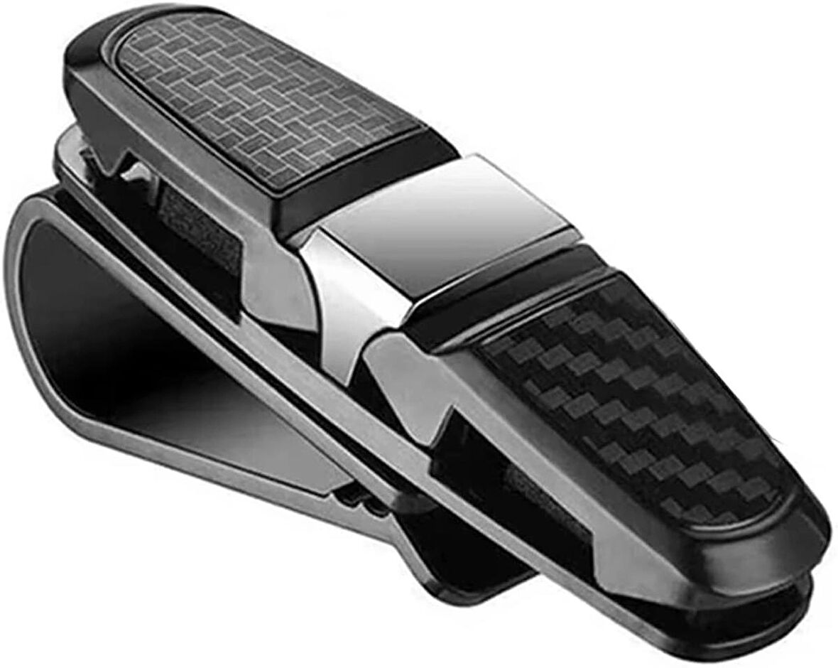 Microcase Universal Oto Güneş Gözlük Tutucu Askılık 360 Döner Başlık 2in1 - AL5239