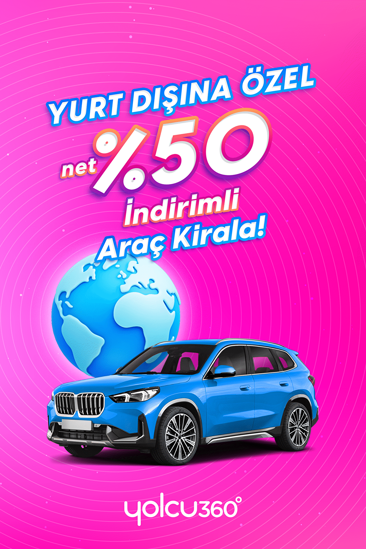Yolcu360’tan Pazarama Kullanıcılarına Yurt Dışına Özel %50  Araç Kiralama İndirimi!
