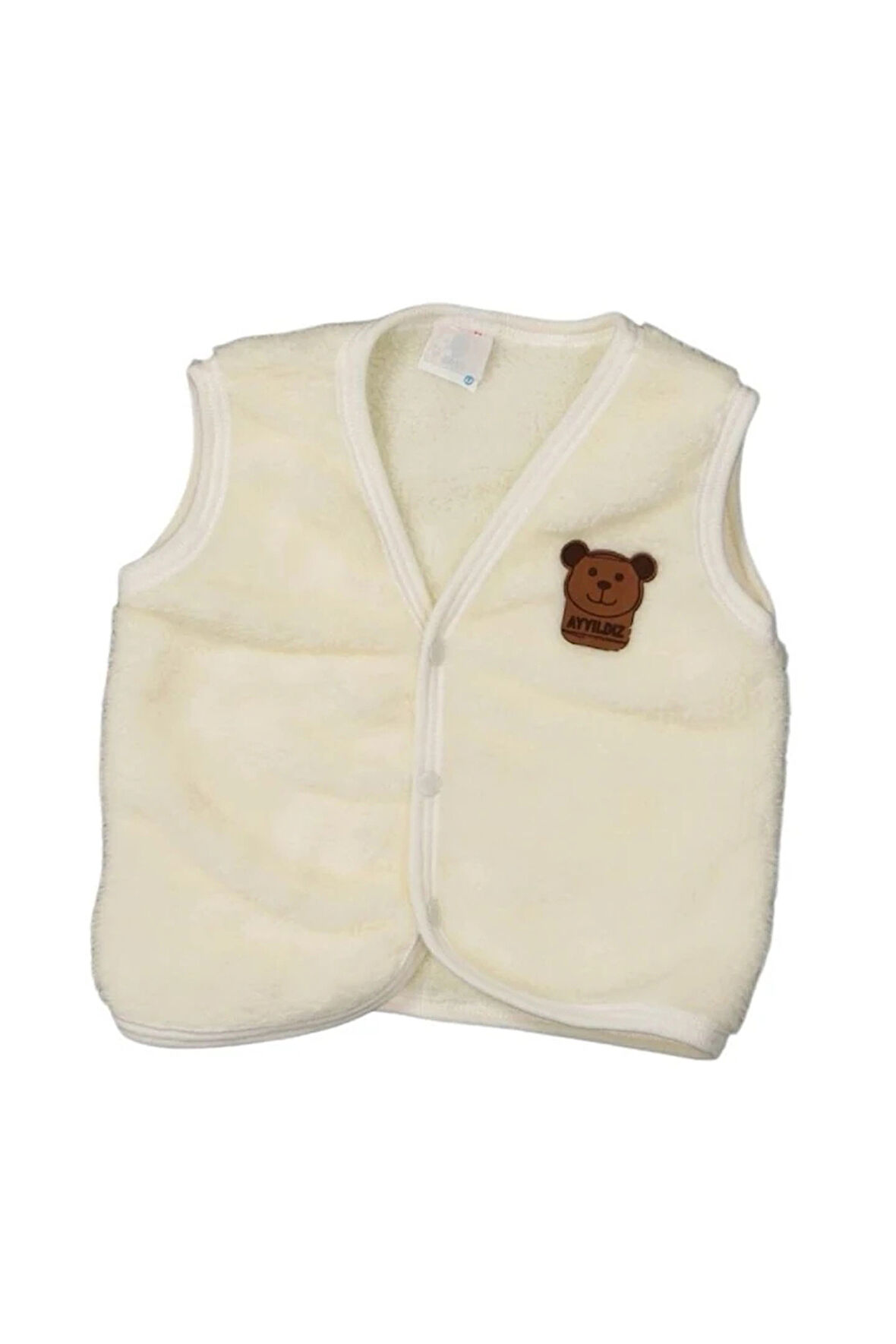 GLRB Ayyıldız Ekru Welsoft Unisex Çocuk Yeleği 2019-2319-E