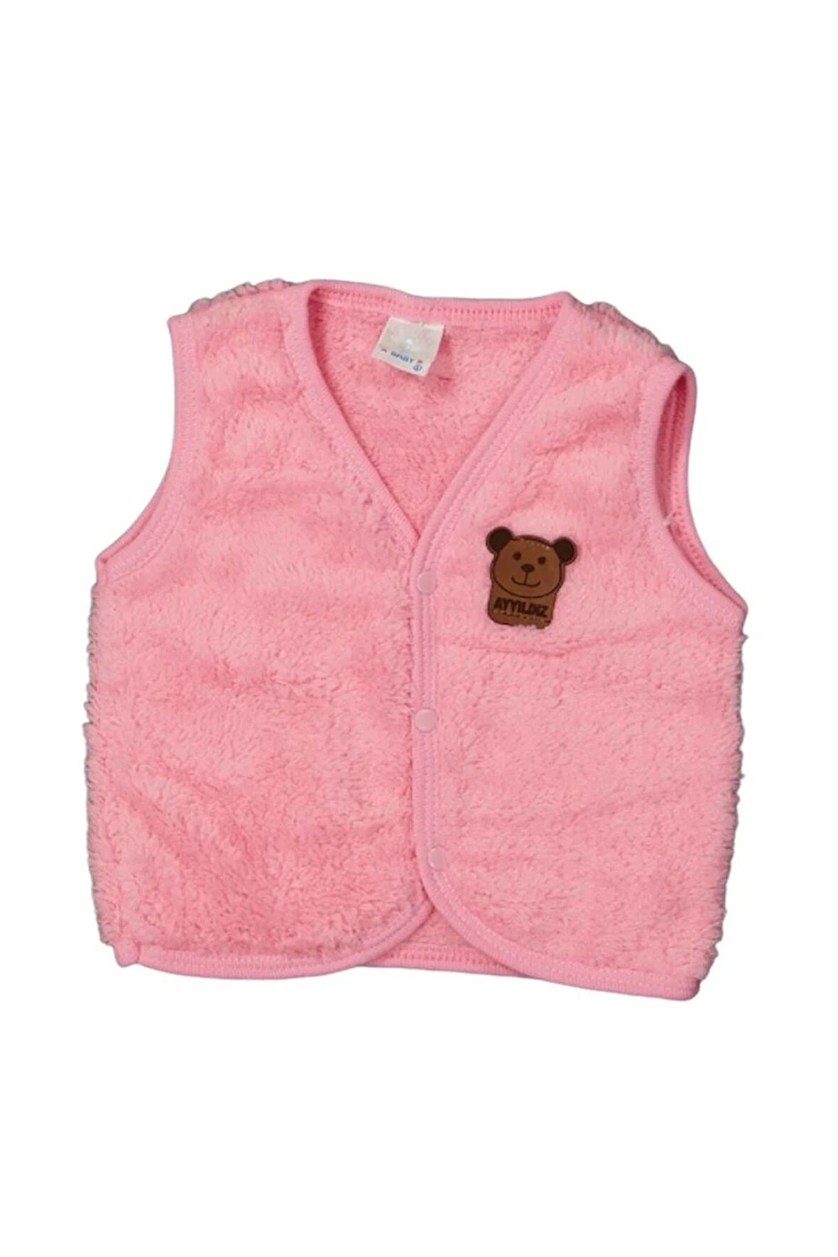 GLRB Ayyıldız Pembe Welsoft Unisex Çocuk Yeleği 2019-2319-P