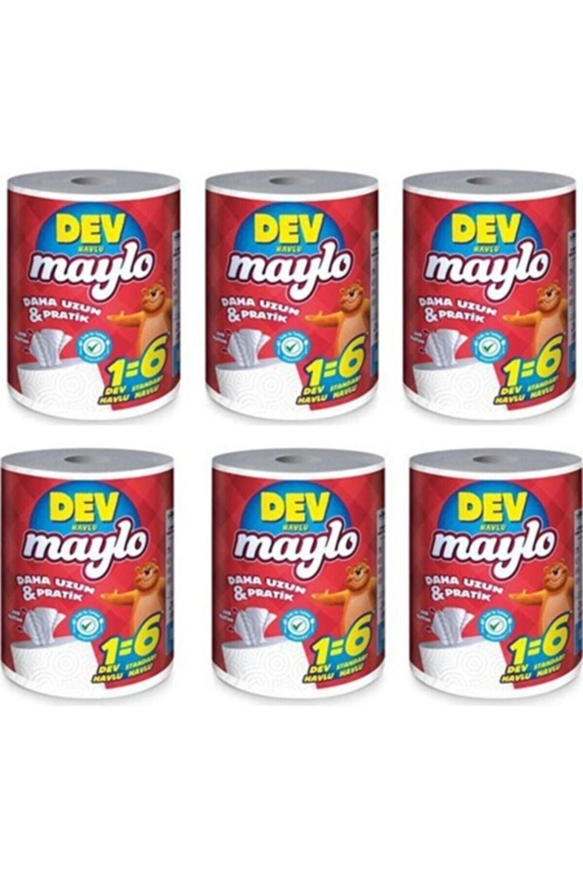 Dev 6'lı Havlu Içten Çekmeli 6 Dev Rulo