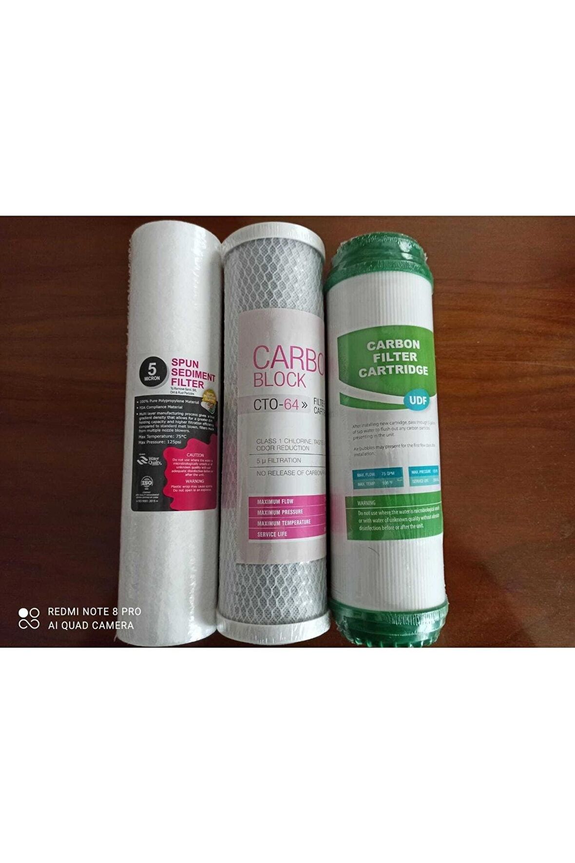 Su Arıtma Cihazı Açık Kasa 3 Lü Filtre Seti