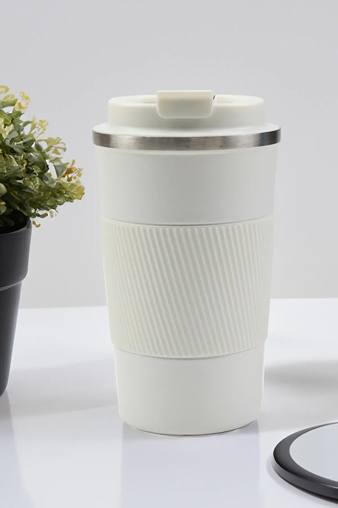 500ml Silikon Detaylı Çelik Termos