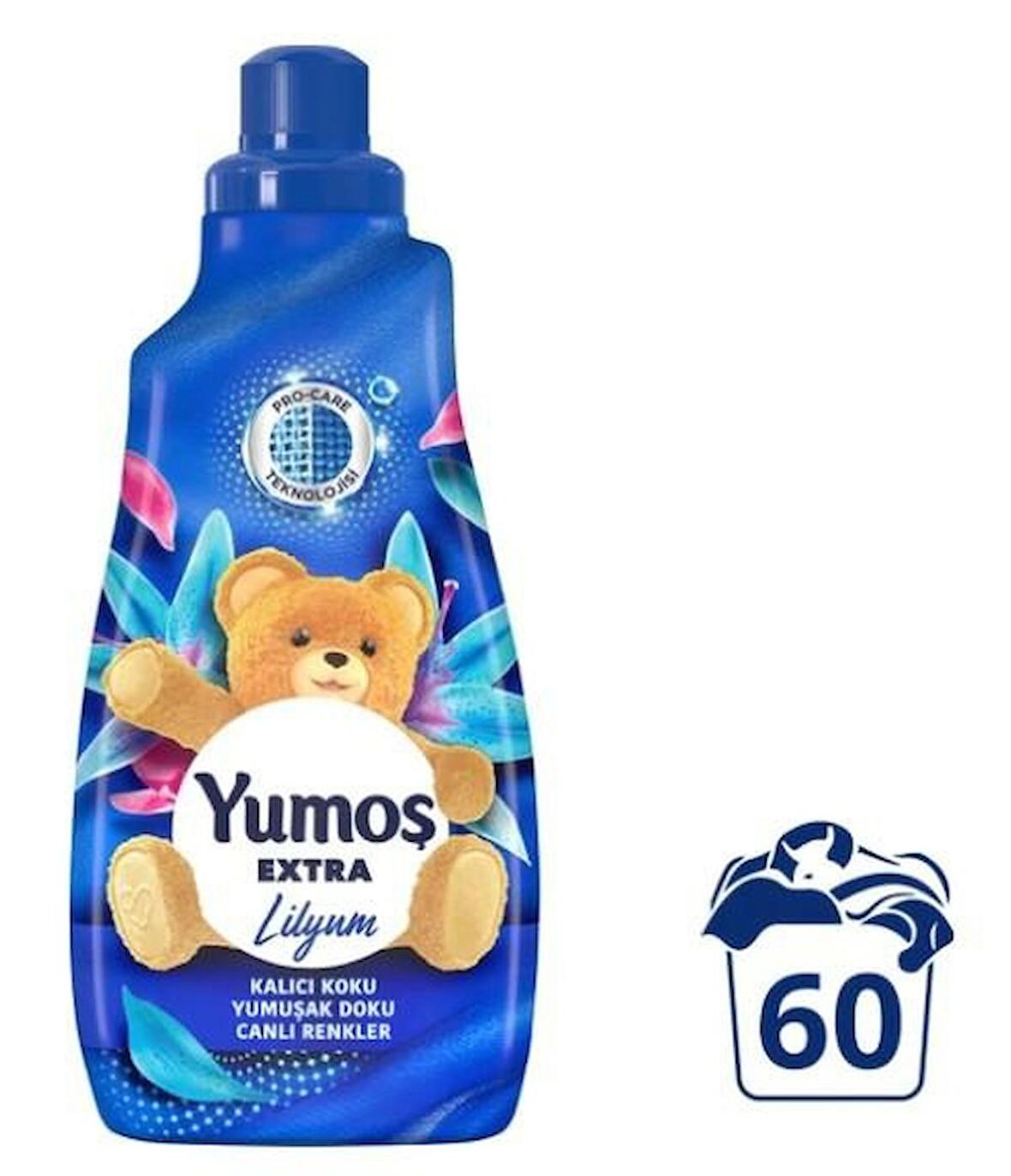 Yumoş Extra Lilyum Ve Lotus Çiçeği Konsantre 60 Yıkama Yumuşatıcı 1.44 lt