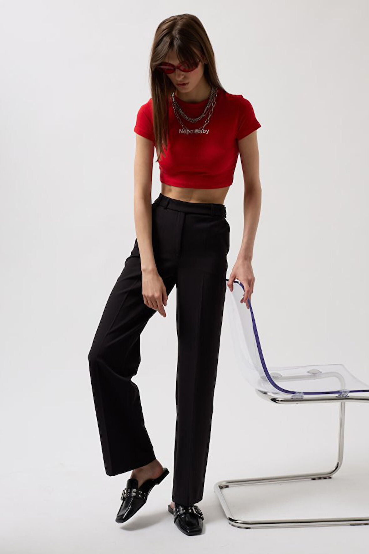 Yonca Moda Evi Bel Kemerli Pantolon