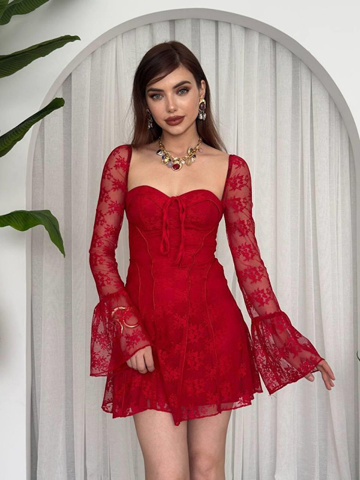 Yonca Moda Evi Evita Mini Elbise
