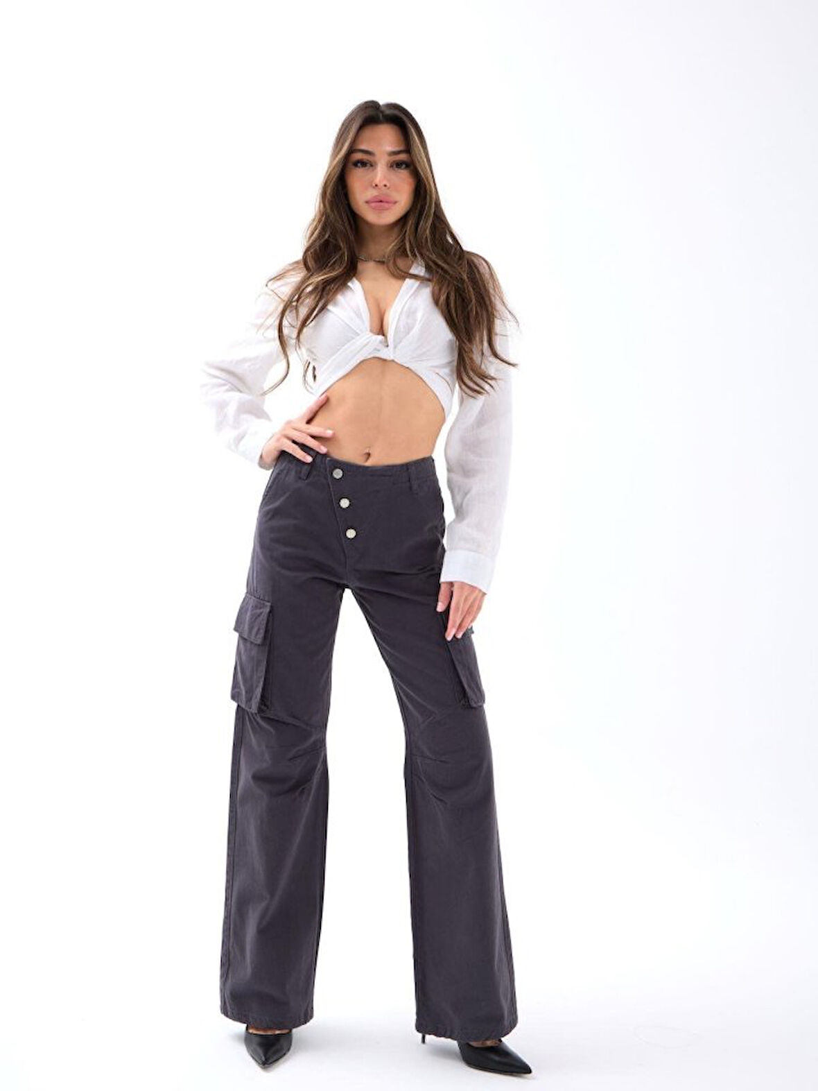 Yonca Moda Evi 6485 PANTOLON-FÜME