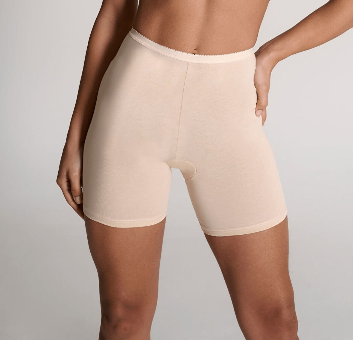 Kadın Pamuk Uzun Şort Külot