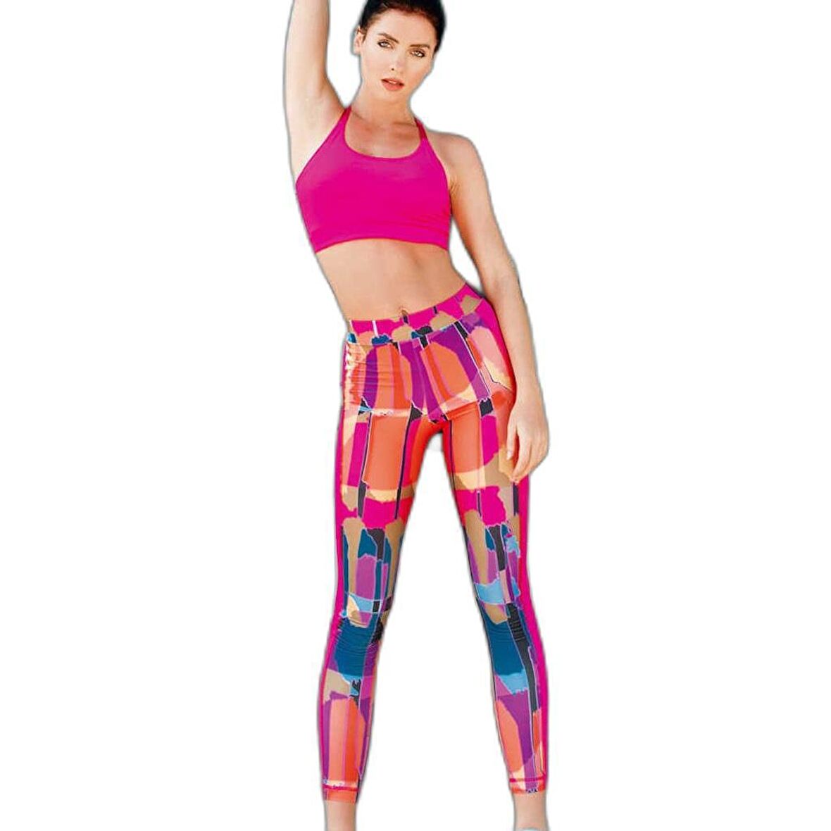 Yeni İnci T128  yoga-fitness-pilates-koşu Sporcu Tayt Tek Alt 