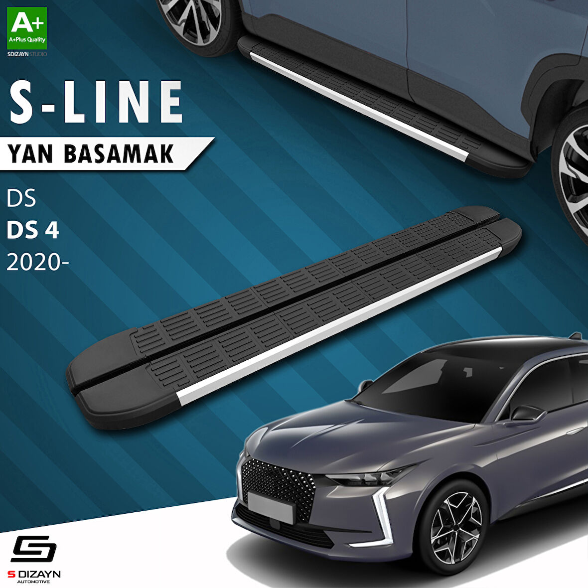 S-Dizayn DS DS 4 S-Line Aluminyum Yan Basamak 183 Cm 2020 Üzeri A+ Kalite